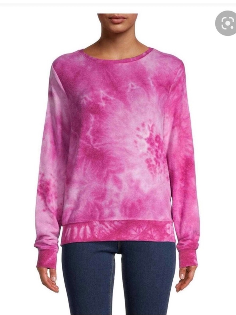 NWT WildFox Love Potion‎ Tie-Dye Pink Crewneck Sweatshirt